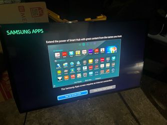 Samsung smart tv with remote