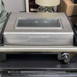 New Hamilton Beach Electric Indoor Searing Grill Model 25361