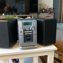 CD + 8track+radio With Speakers