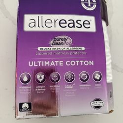 New zippered mattress protector Twin Size, Antimicrobial Protection, Cotton, Waterproof, Temperature Balancing, Was $40