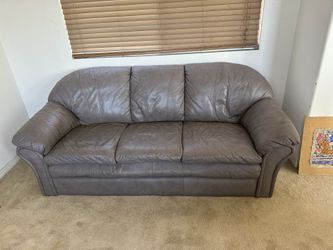 Leather Sofa 