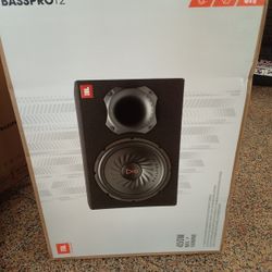 BRAND NEW JBL SUBWOOFER WITH BUILT IN AMP