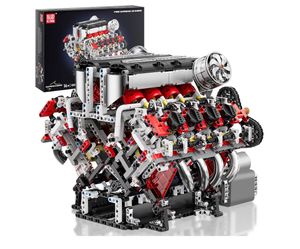 New box Mould King V8 Engine Toys Building Sets, Model Engine Kit for Adults 2718 pcs