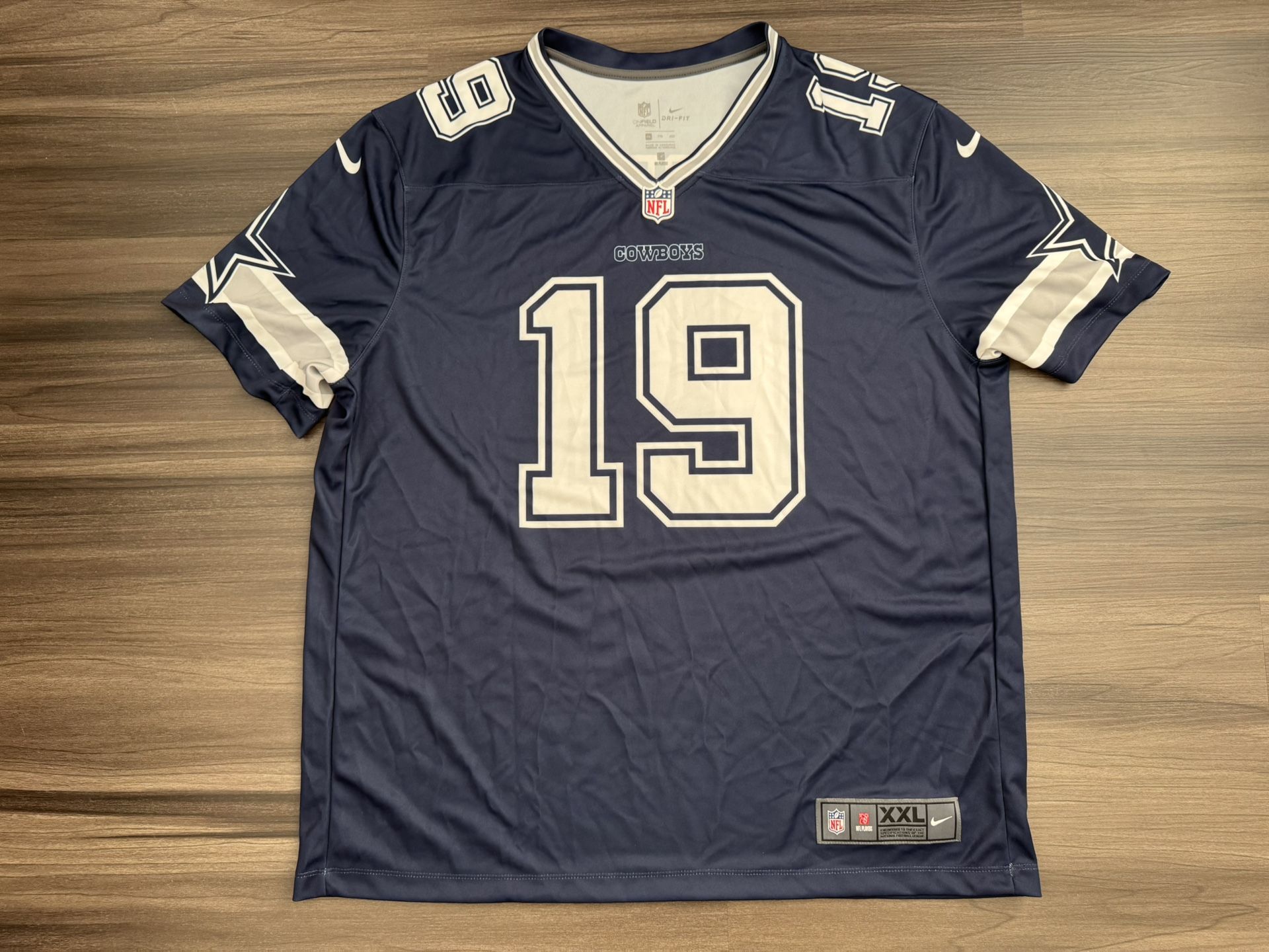 Nike Dallas Cowboys Amari Cooper #19 NFL On Field Game Home Jersey Men’s 2XL  100% authentic. Good condition.   This product is a Nike Dallas Cowboys