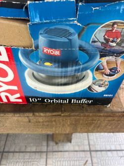 Ryobi 10” orbital buffer for car or boat wax clean