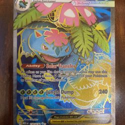 Pokemon Mega Venusaur 155/132 Mega Evolution Full Art Rare Holo MINT PACK FRESH