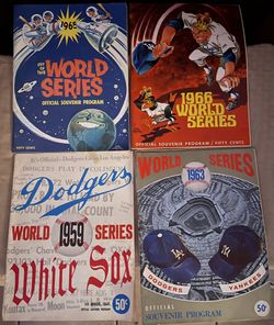 1960’s Dodger World Series Official Souvenir Programs & Yearbooks
