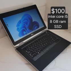 Windows 11 pro Dell latitude laptop. Intel core i5. 8 GBramSSD. Delivery Available Se Habla Español