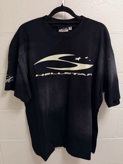 Hellstar Black Graphic T-Shirt Size Medium
