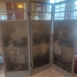 Louis XVI Style Needle Point Room Divider