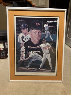 CAL RIPKEN JR AUTOGRAPHED LITHOGRAPH