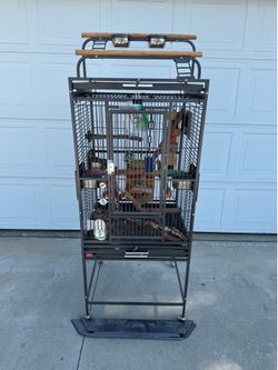LIKE NEW - Bird parrot cage