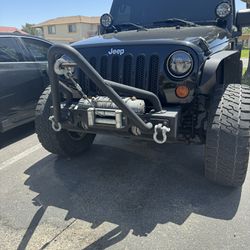 Jeep JK Front Bumper with Winch 