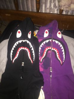 BAPE shark hoodies