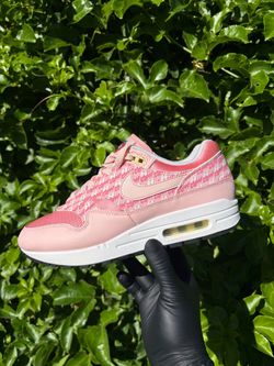Size 8 New Nike Air Max 1 Strawberry Pink Lemonade Sail Yellow CJ0609-600 Men’s Size 8