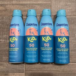 Coppertone Kids SPF 50 Sunscreen Spray Bundle
