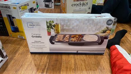 Ceramic Griddle with Adjustable Temperature