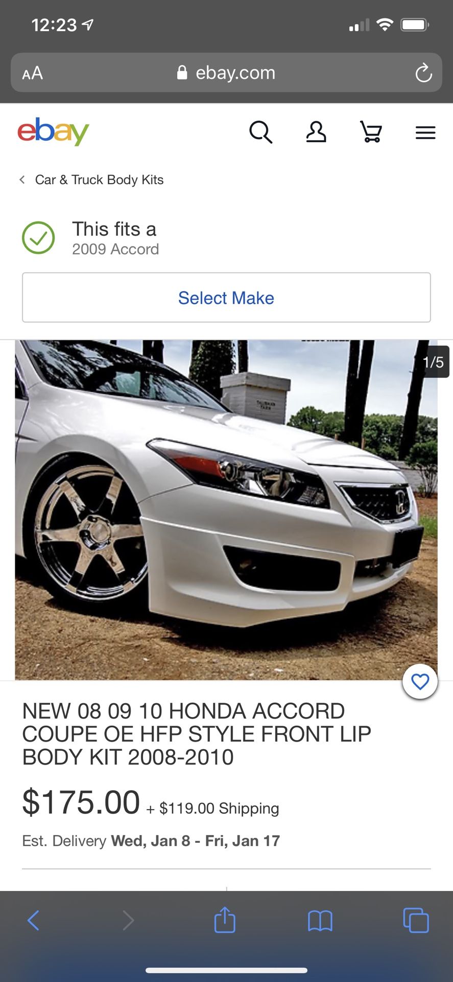 Front lip and side skirts brand new!$200