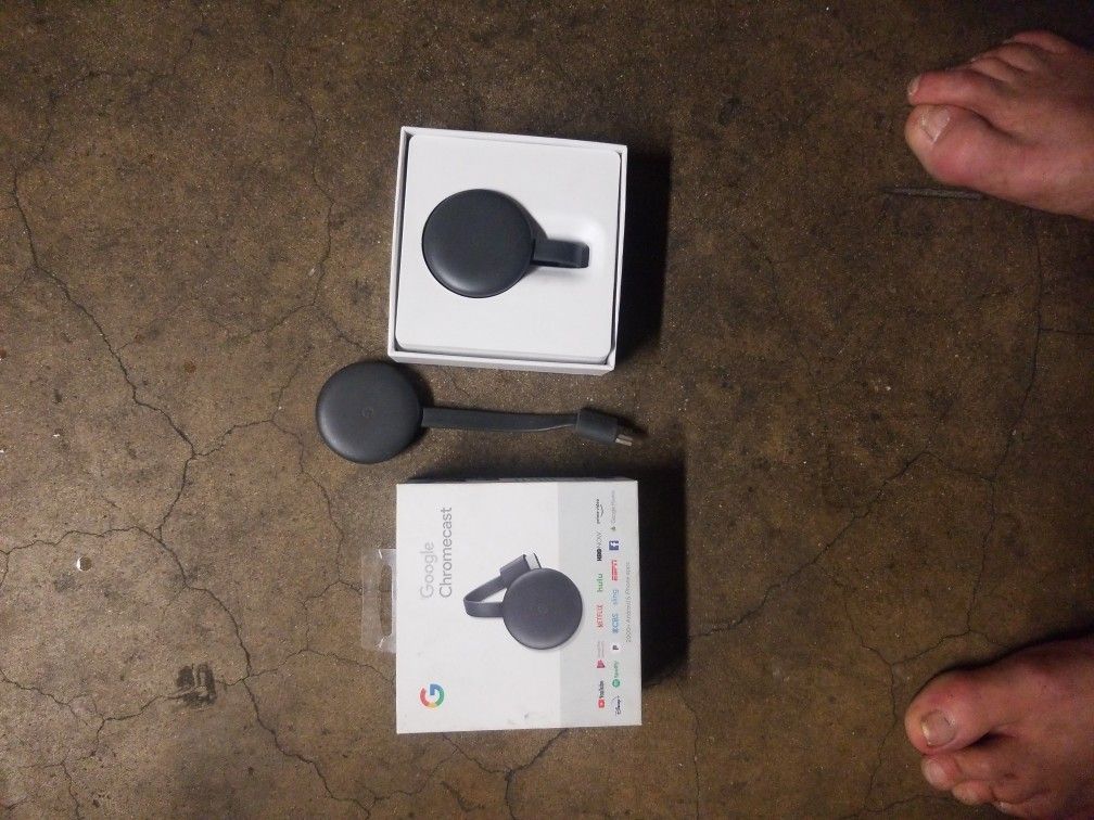 Two Google Chromecast Never Used
