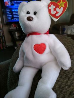 (rare) valentino ty beanie baby with flaws