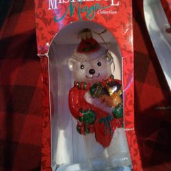 Mistletoe Majic Collection Glass Ornaments Mouth Blown