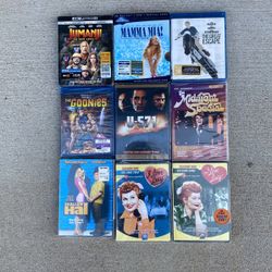 Unopened Dvd And Blu-Ray Movies