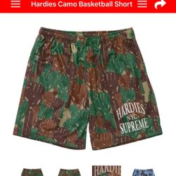 Supreme X Hardies Basketball Shorts Size Medium