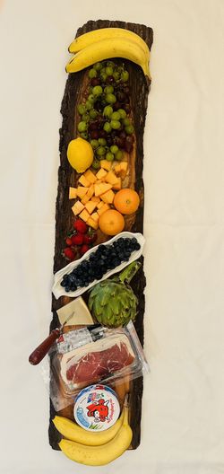 43 Inch Charcuterie Board Oak epoxy