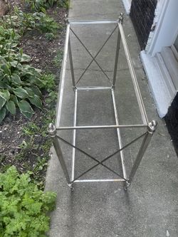 HALL TABLE FOR PICTURE FRAMES AND DECOR