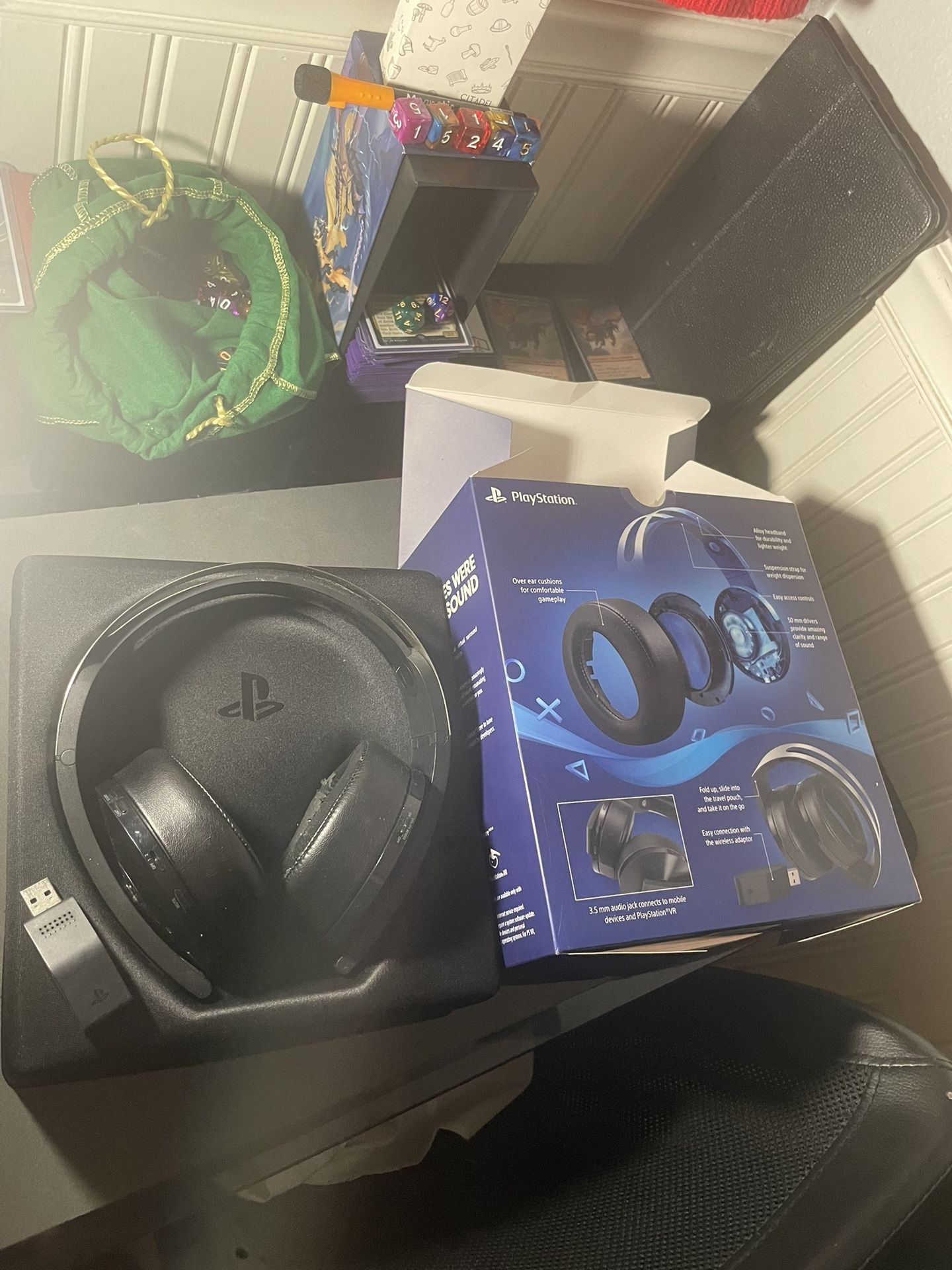 Sony Playstation Platinum Wireless Headset Surround Sound