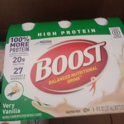 24 bottles of boost high protein bottles