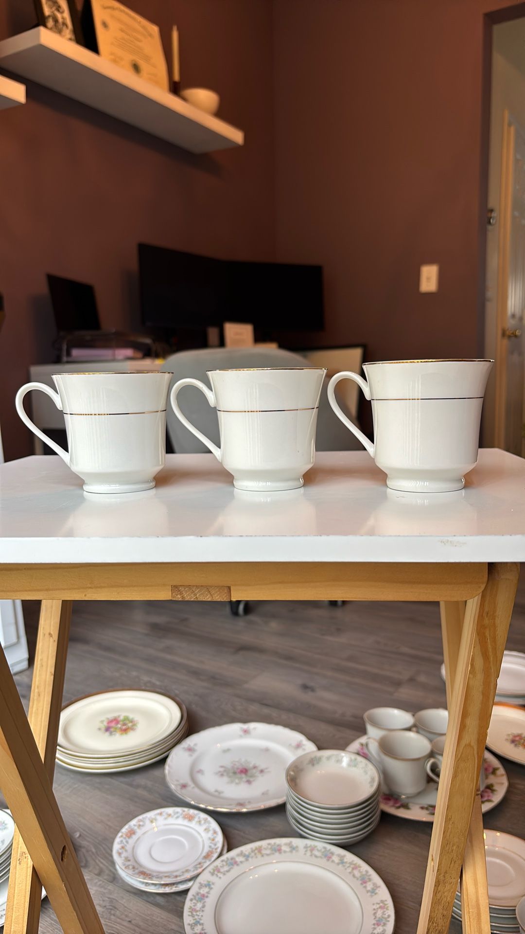 Farberware Simplicity Gold C98 4152 Tea Cups 