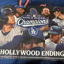 Dodgers Hollywood Ending 2025 World Series Champions Book