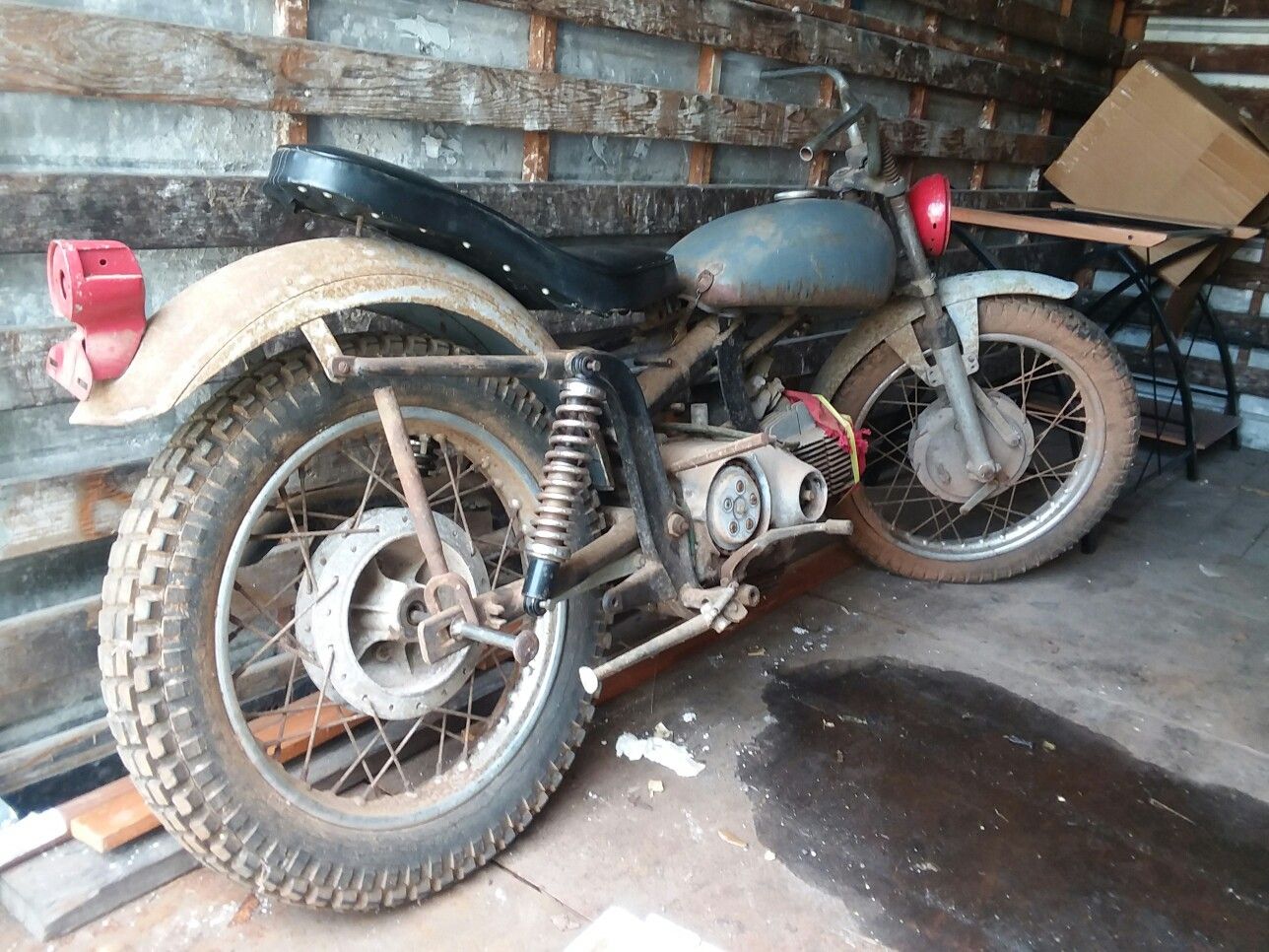 1972 Harley Davidson SS 350 PROJECT 72 Basket Case motorcycle bike