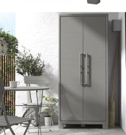 Ikea RUNMARÖ Cabinet with doors, dark gray