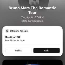 Bruno Mars The Romantic Tour Tix