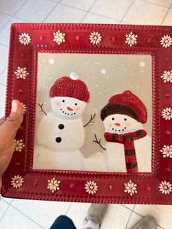 Vintage holiday plates