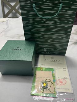New watch box with documentation & gift bag