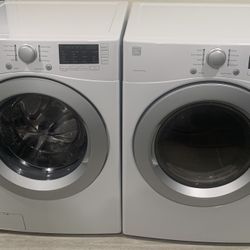 Kenmore Washer And Dryer Set White Working Good