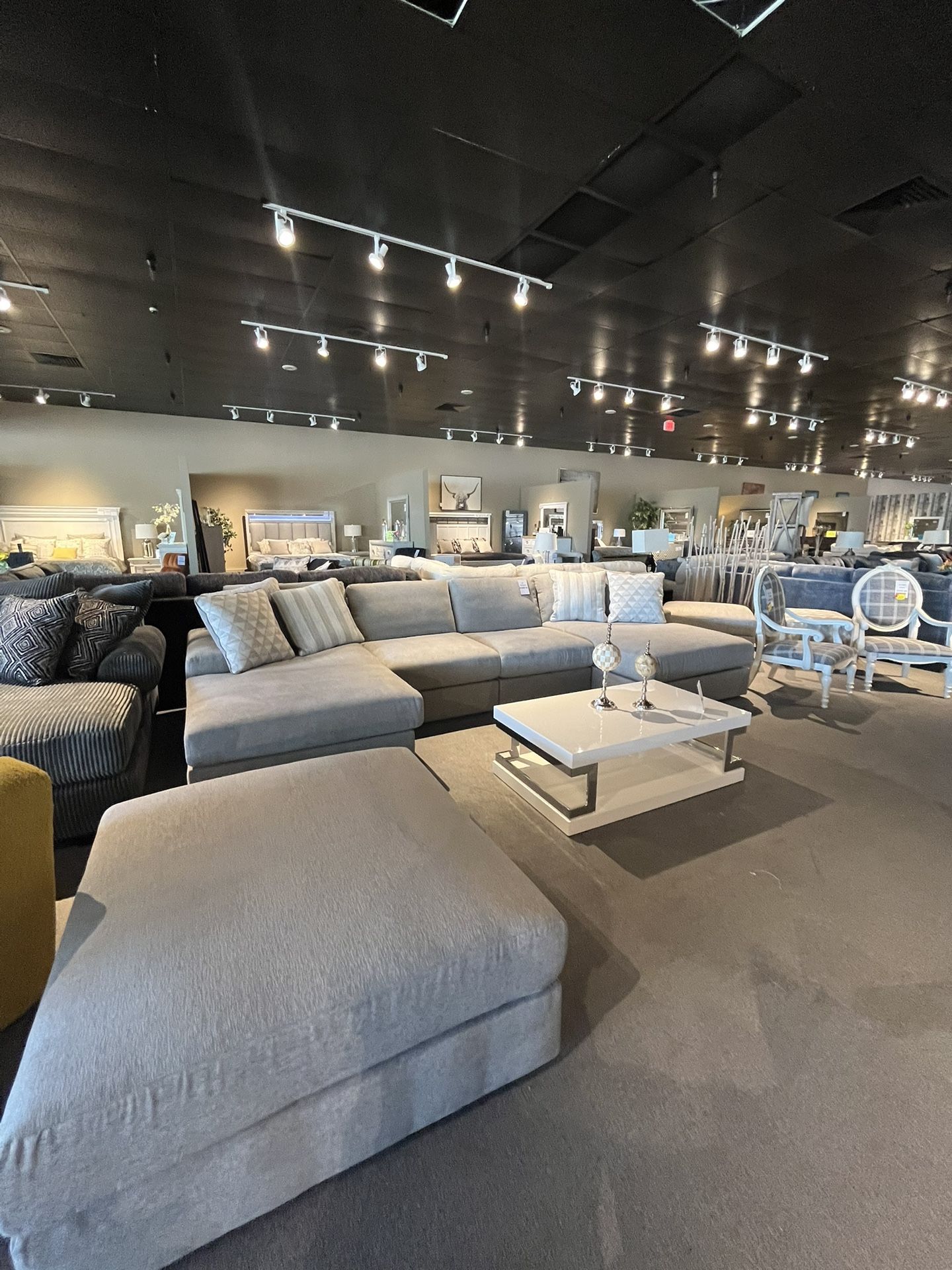 Grey 4PC Sectional