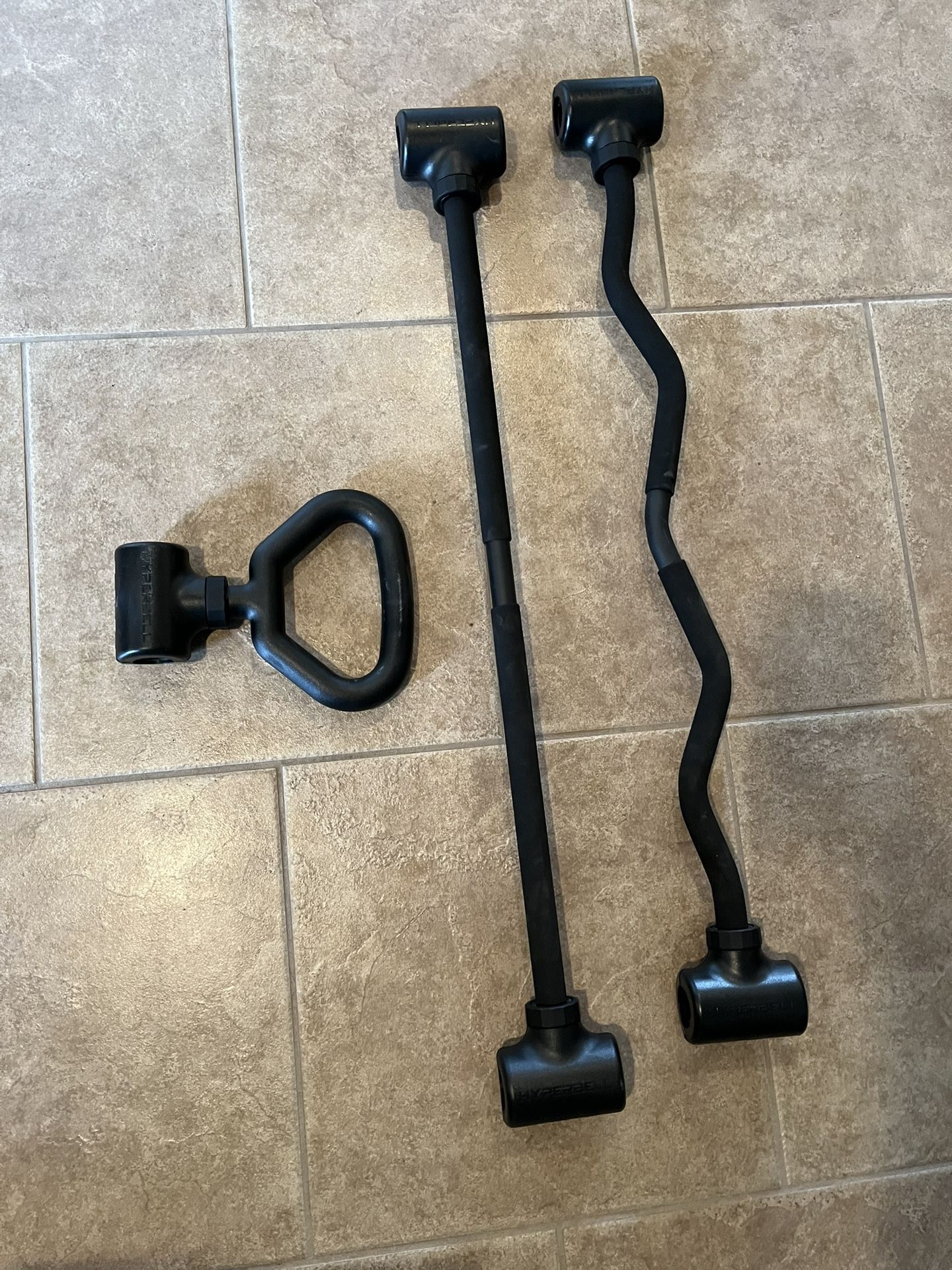 Hyberbell Set Kettlebell Barbell Curl Bar