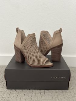 Vince Camuto Booties Beige
