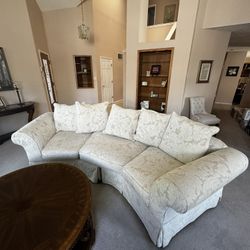  White Sectional