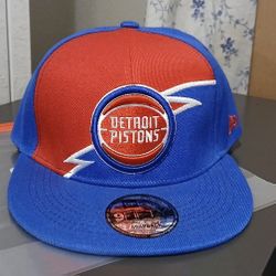 Detroit Pistons New Era 9fifty Snapback Hat. Brand New Adjustable Cap 