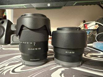 Sony 18-135mm 3.5-5.6 OSS and Sony 50mm F1.8