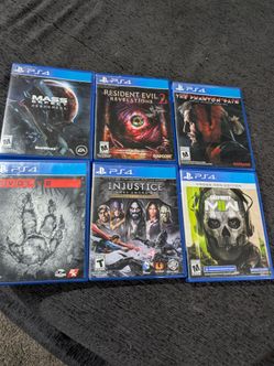 PS4 GAMES ALL WORK Great