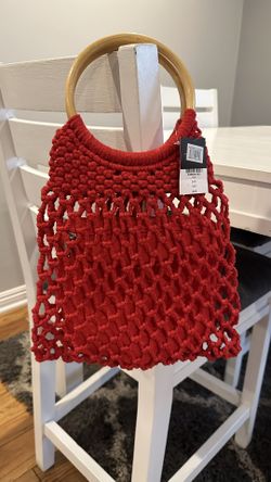 Red Hand Bag