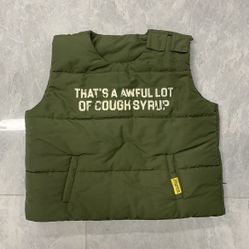 Awful Lot Of Cough Syrup Puffer Vest