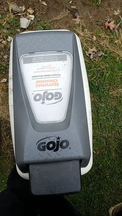 Gojo soap dispenser