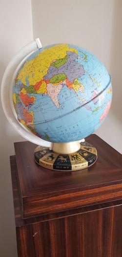 Vintage Tin World Globe. Ohio ART
